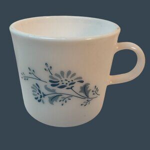 Vintage Corning Blue Colonial Mist Mug Coffee Cup Teacup